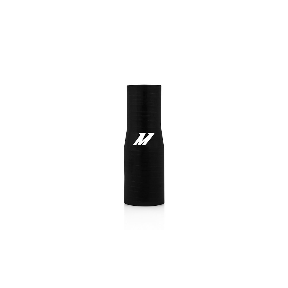 Manguito silicona reductor 0,875" a 1,125", Negro