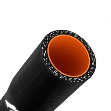 Manguito silicona reductor 0,875" a 1,125", Negro