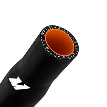 Manguito silicona reductor 0,875" a 1,125", Negro