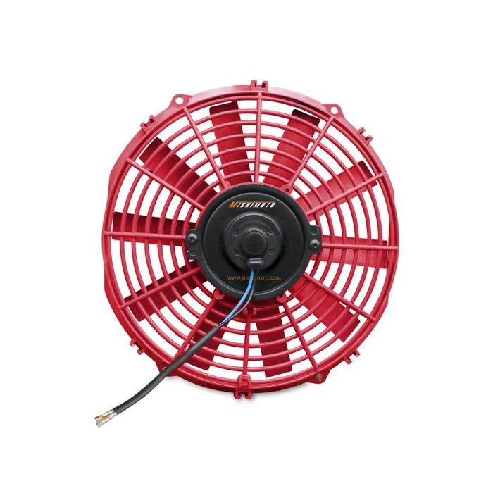 Electroventilador 12" 12V Rojo