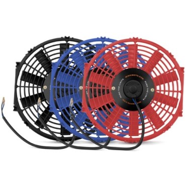 Electroventilador 12" 12V Rojo