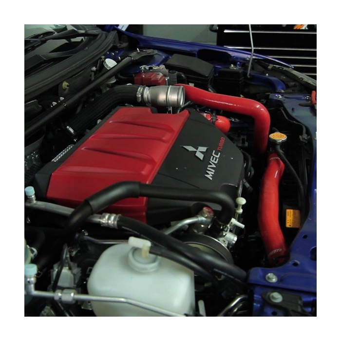 Kit manguitos de silicona Mitsubishi Evo 10 Rojo