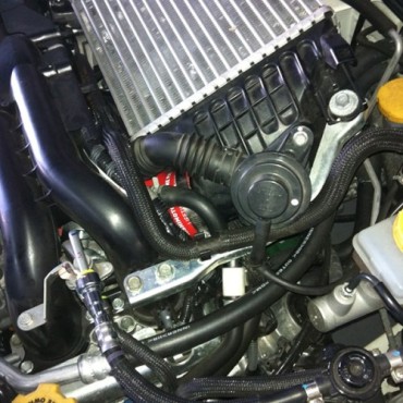 Kit manguitos de silicona cuerpo de acelerador Subaru WRX 2008+ Rojo