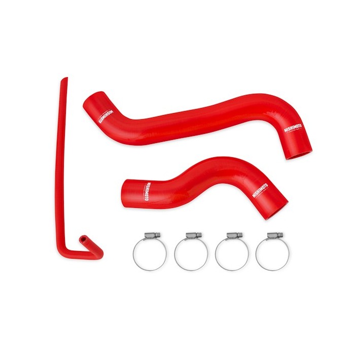 Kit manguitos de silicona radiador Subaru WRX 2015+ Rojo