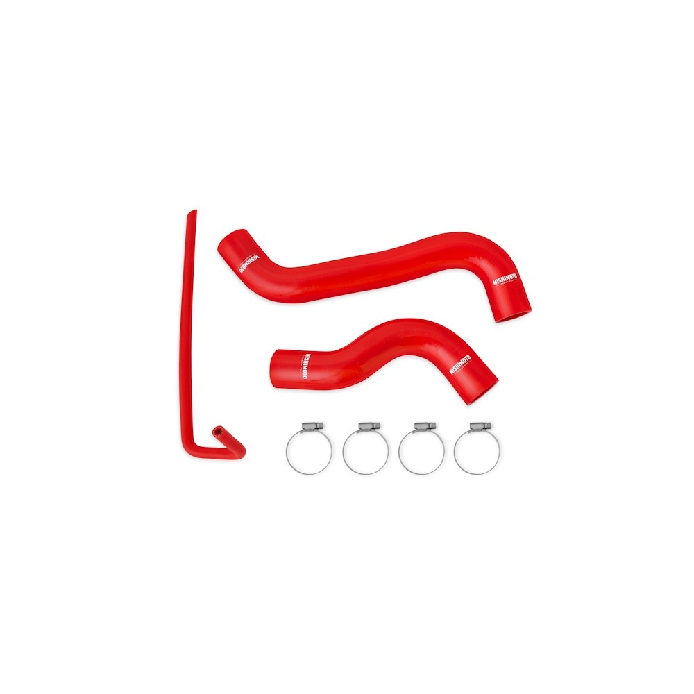 Kit manguitos de silicona radiador Subaru WRX 2015+ Rojo