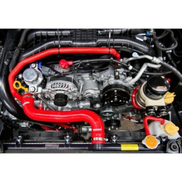 Kit manguitos de silicona radiador Subaru WRX 2015+ Rojo
