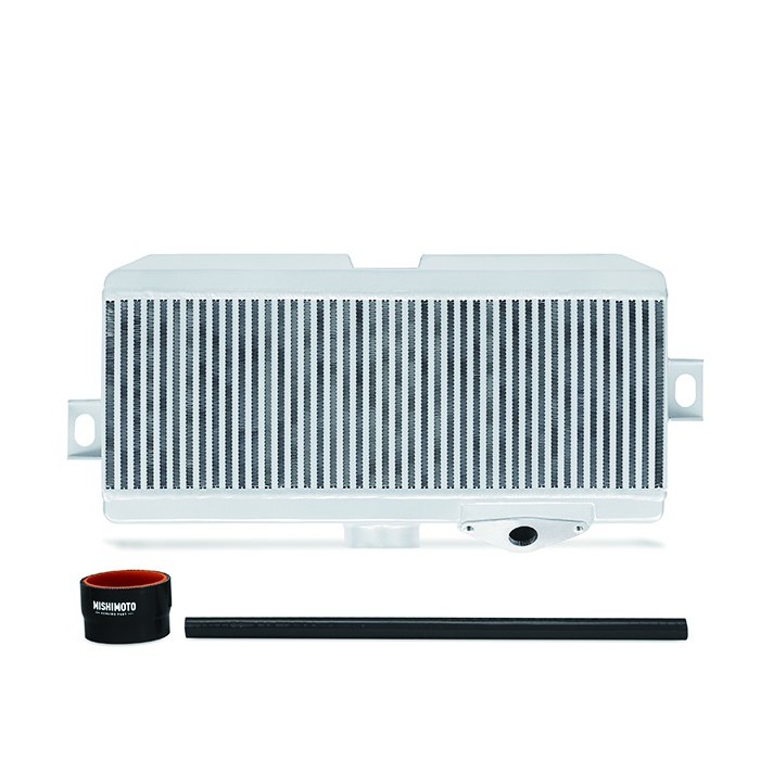 Kit superior Intercooler para Subaru WRX STI 2008-2014, Plata, mangueras negras