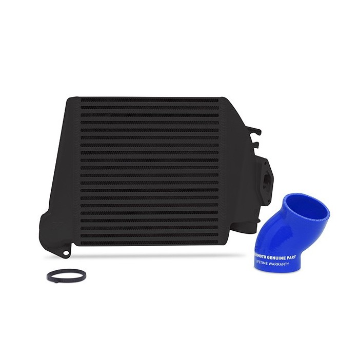 Intercooler superior Subaru WRX 2008-2014 Negro, manguera Azul