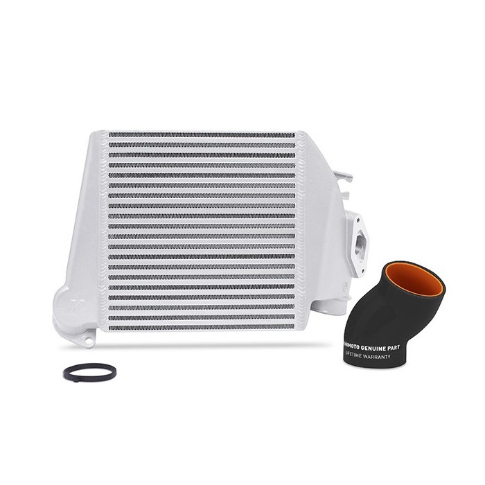 Intercooler superior Subaru WRX 2008-2014 Plata, manguera Negra
