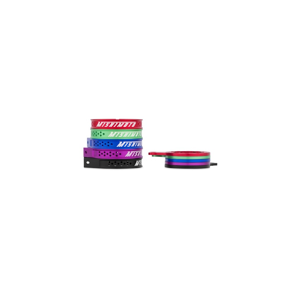 Juego de soportes de reemplazo para Mishimoto Baffled Oil Catch Can, Negro