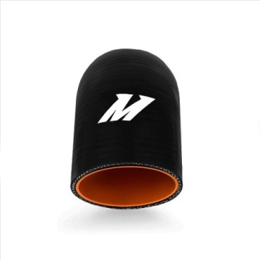 Manguito silicona 2,75" a 90º, Negro