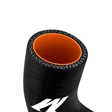 Manguito silicona superior Mitsubishi Lancer Evo 4,5,6, Negro