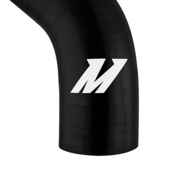 Manguito silicona superior Mitsubishi Lancer Evo 4,5,6, Negro