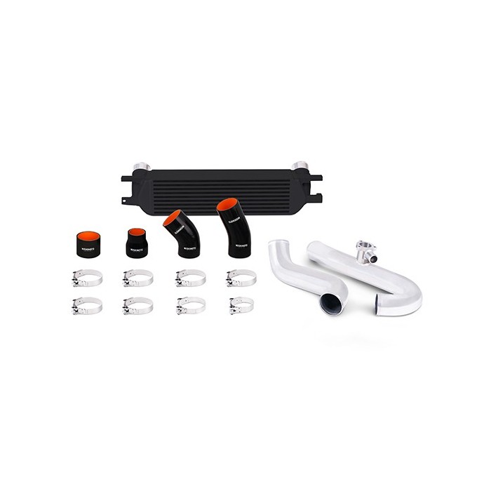 Kit Intercooler Ford Mustang EcoBoost, 2015+ Negro, Tubos pulidos