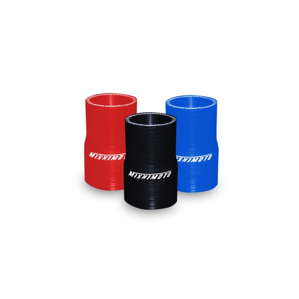 Manguito silicona reductor 2,25" a 2,5", Negro