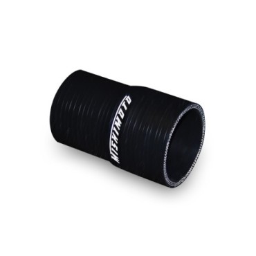 Manguito silicona reductor 2,25" a 2,5", Negro