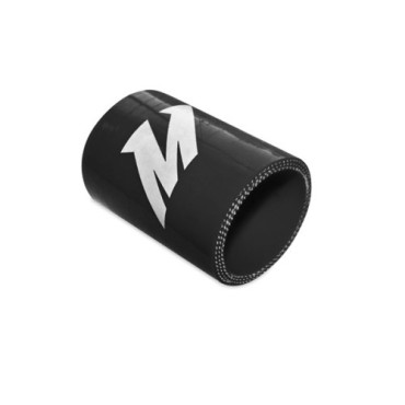 Manguito silicona recto 1,5", Negro