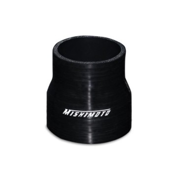 Manguito silicona reductor 2,75" a 2,5", Negro