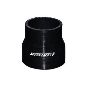 Manguito silicona reductor 2,5" a 3", Negro
