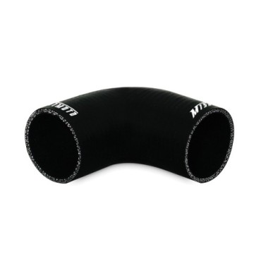 Manguito silicona 3" a 90º, Negro