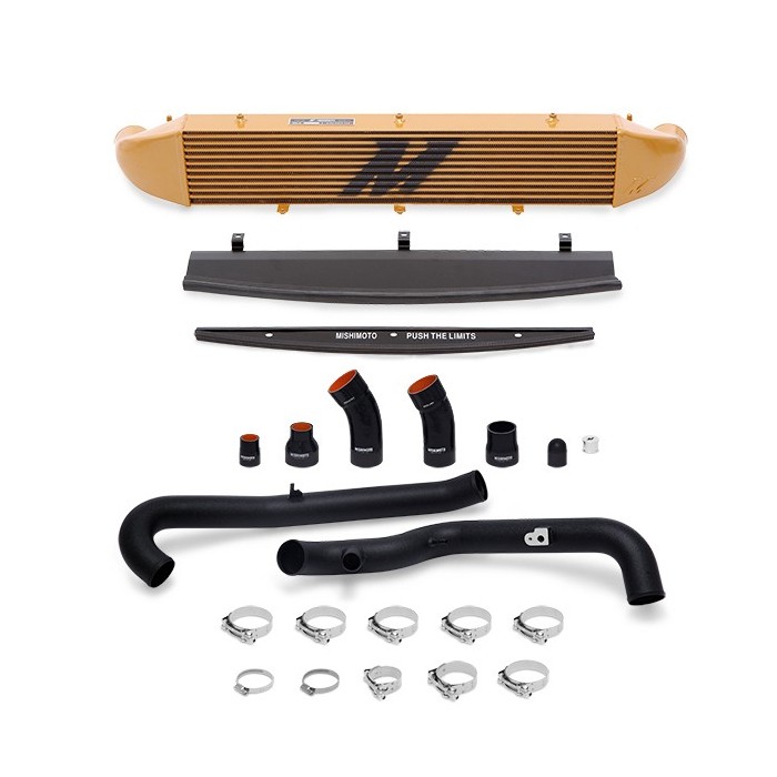 Kit intercooler Ford Fiesta ST Performance, 2014+ , Oro, Manguitos Negros
