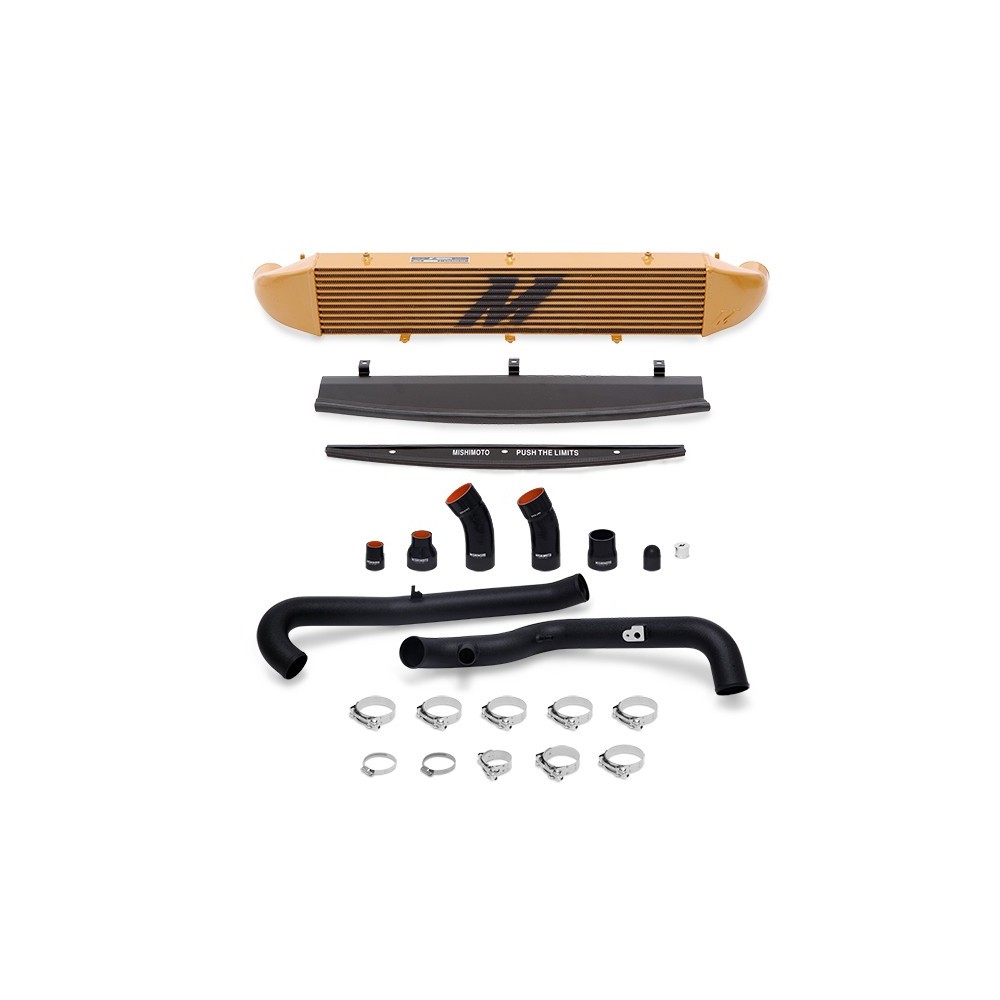 Kit intercooler Ford Fiesta ST Performance, 2014+ , Oro, Manguitos Negros