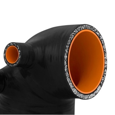 Manguito de silicona de admisión BMW E36 (325/328 / M3) w / 89mm HFM 1992-1999 Negro