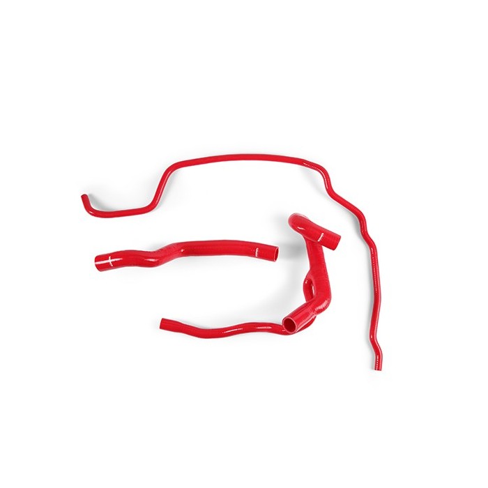 Kit manguitos de silicona de radiador Mazda3 MPS 2007-2009 Rojo