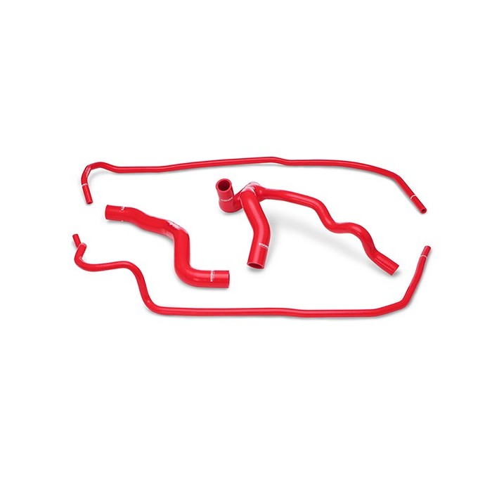 Kit manguitos de silicona de radiador Mazda3 MPS 2010-2013 Rojo