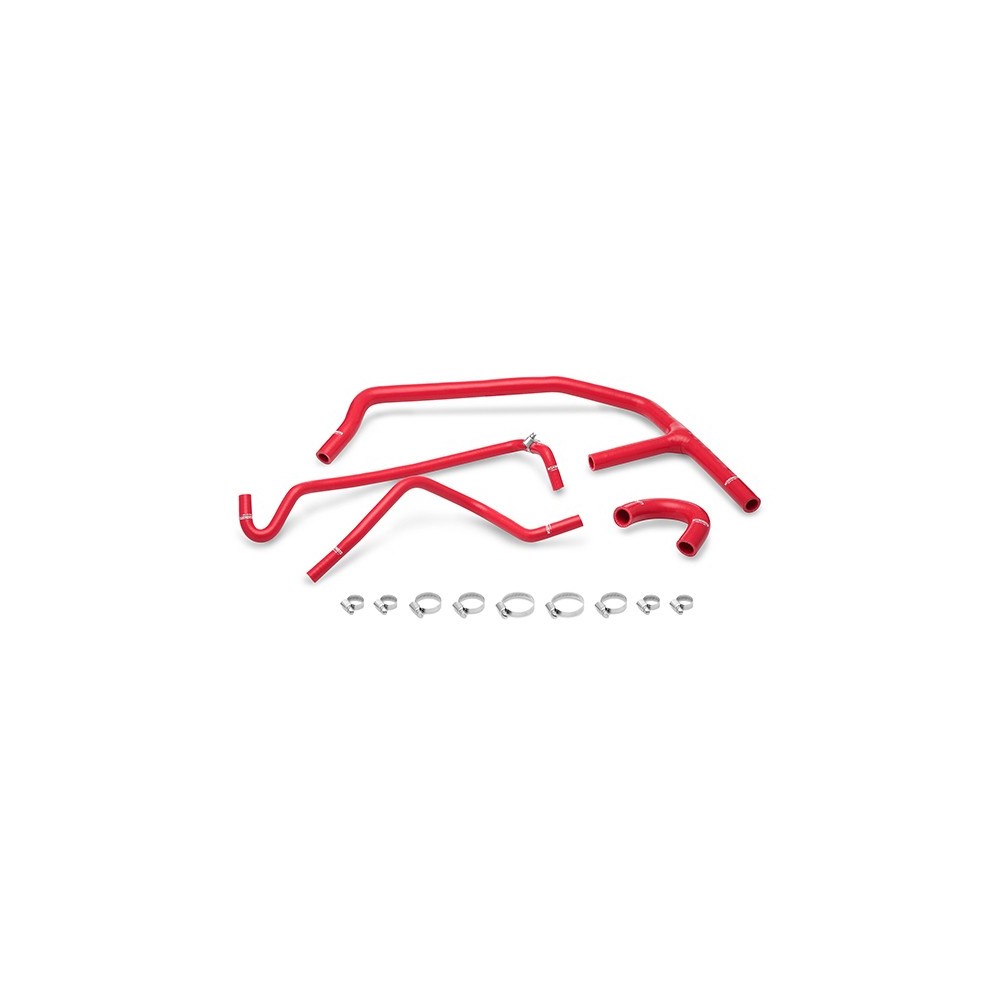 Kit manguitos de silicona auxiliar Ford Mustang EcoBoost 2015+ Rojo