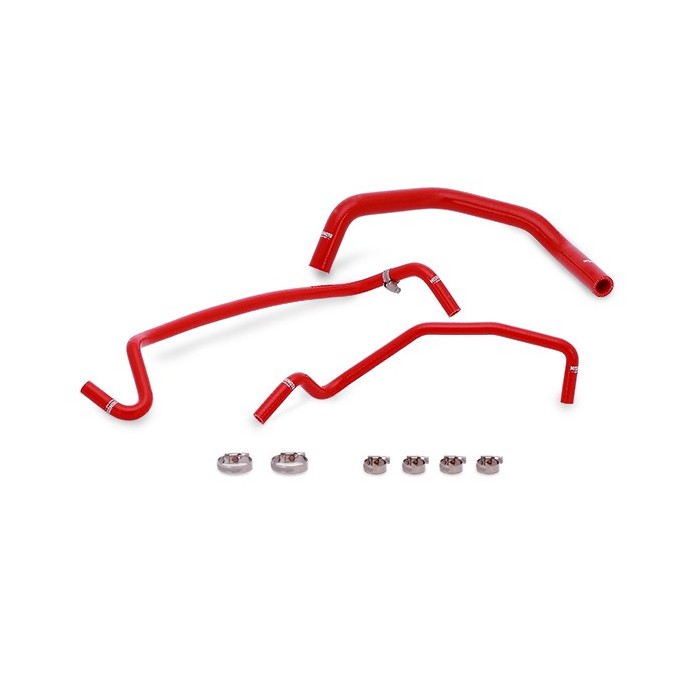 Kit manguitos de silicona auxiliar Ford Mustang GT 2015+ Rojo