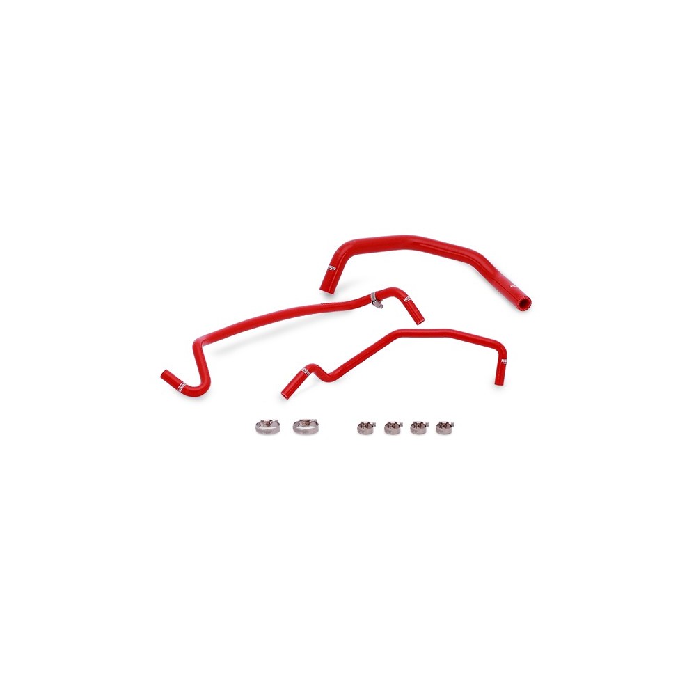Kit manguitos de silicona auxiliar Ford Mustang GT 2015+ Rojo