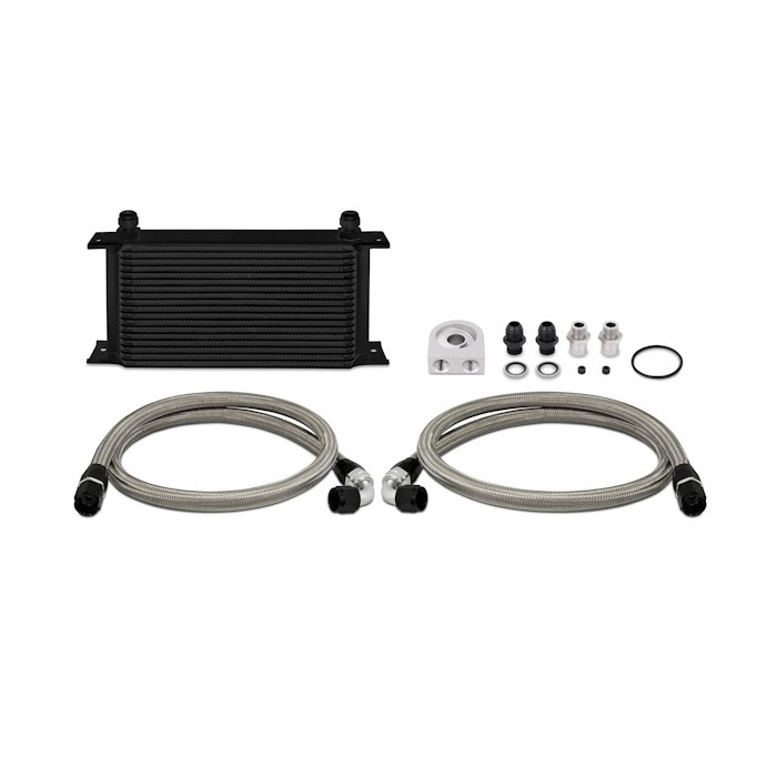 Kit radiador universal 19 filas Negro