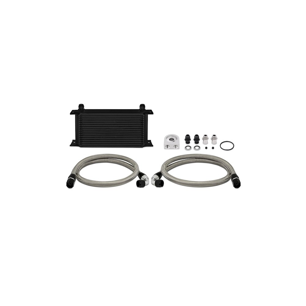 Kit radiador universal 19 filas Negro