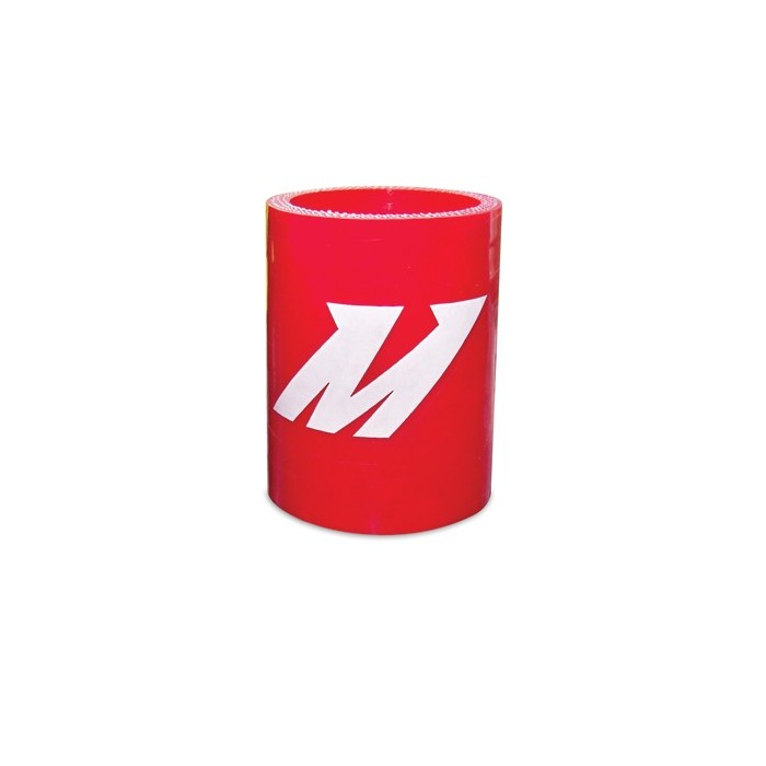 Manguito silicona recto 1,25", Rojo