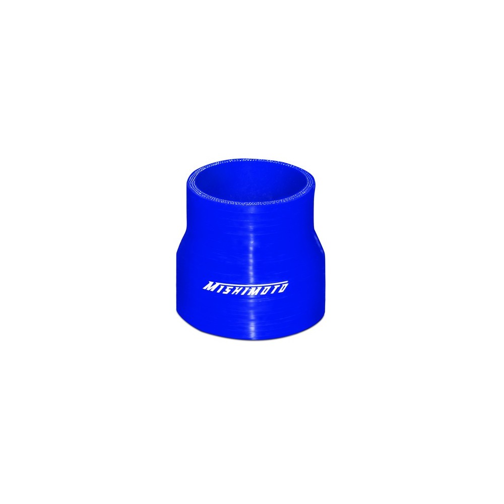 Manguito silicona reductor 2,5" a 3", Azul