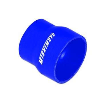 Manguito silicona reductor 2,5" a 3", Azul