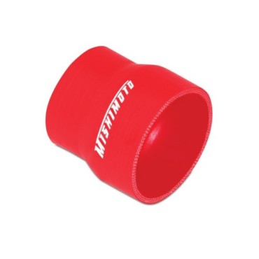 Manguito silicona reductor 2,5" a 3", Rojo