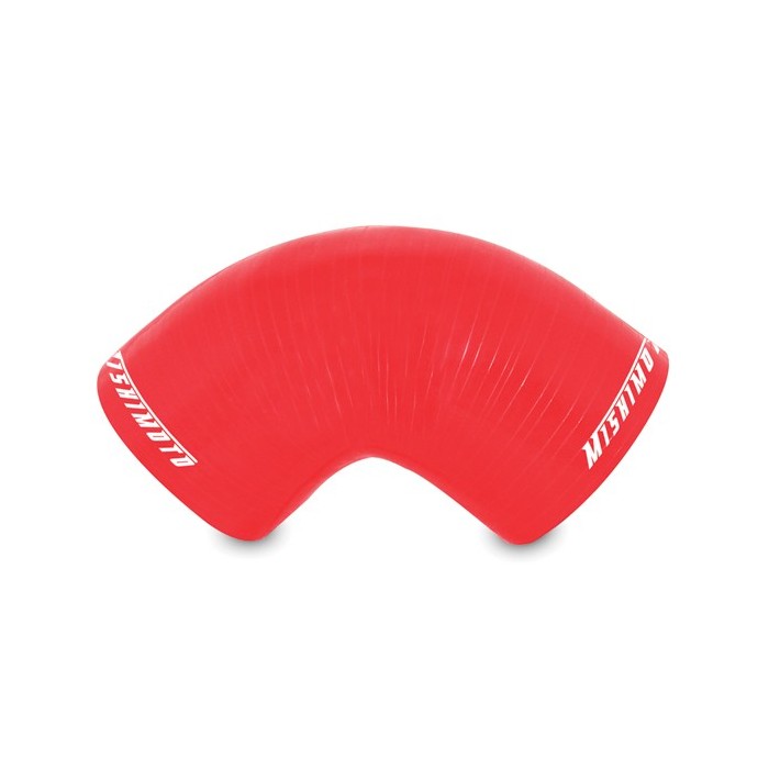 Manguito silicona 3" a 90º, Rojo