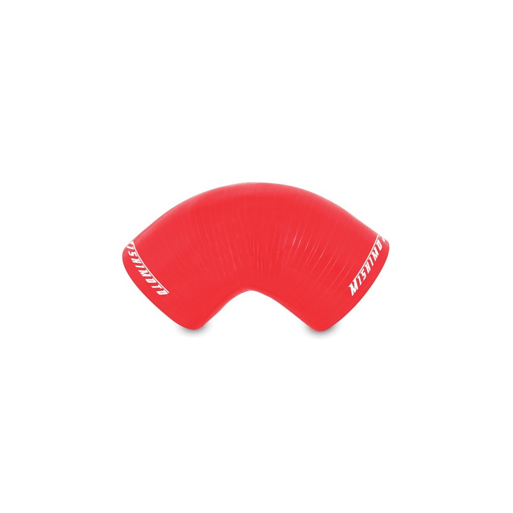 Manguito silicona 3" a 90º, Rojo