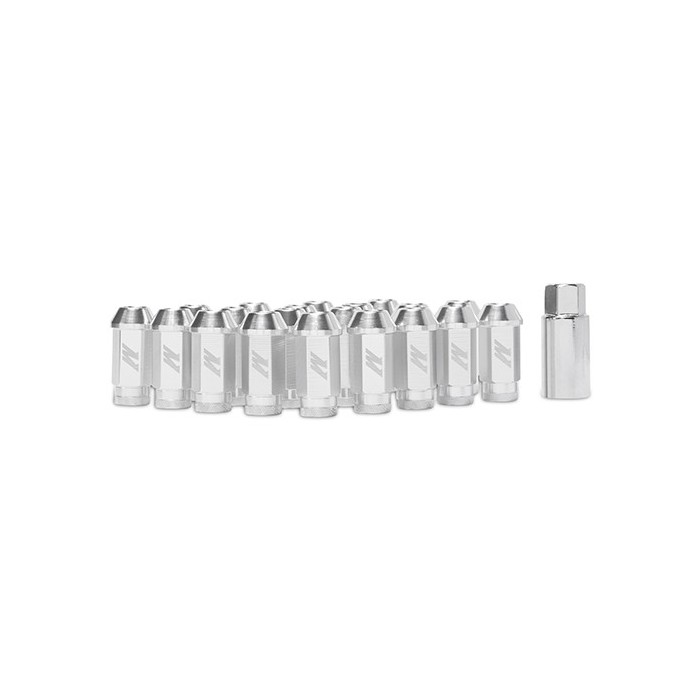 Tuercas aluminio para llantas, M12 x 1,25, Plata