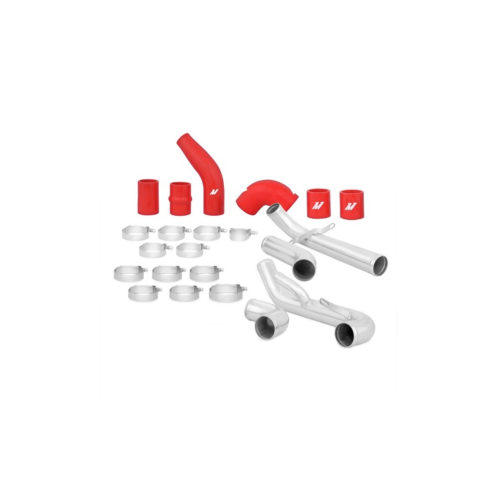 Kit tuberías intercooler Mitsubishi Lancer Evolution X 2008+, Rojo 