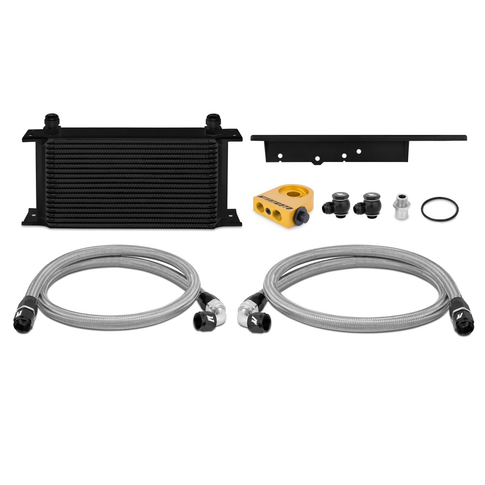 Kit radiador de aceite termostático Nissan 350Z / 03-07 Infiniti G35 (Coupe solamente)  03-09 Negro