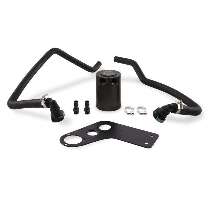Ford Mustang GT Baffled Oil Catch Can, PCV Side, 2015+