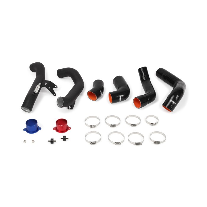 Honda Civic 1.5T/Si Performance Intercooler Pipe Kit, 2016+, Negro arrugado