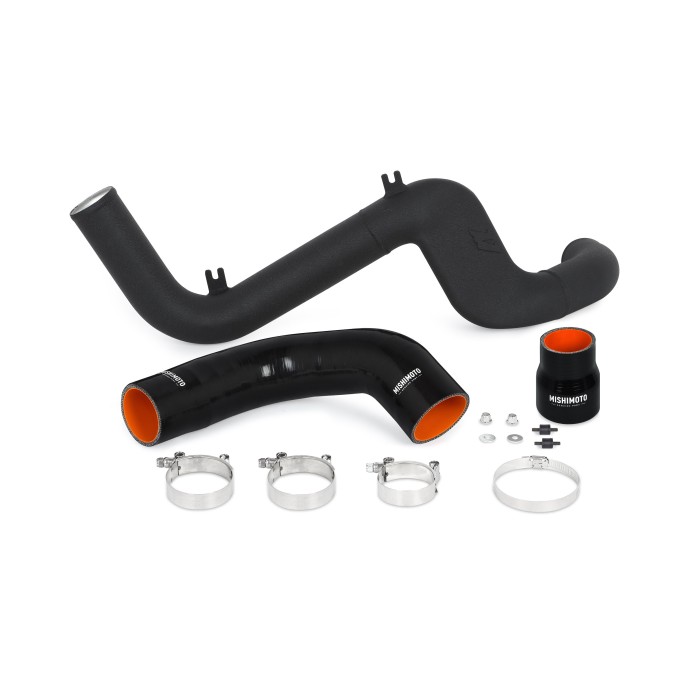 Ford Focus Hot-Side Intercooler Pipe Kit, 2016+, Negro arrugado