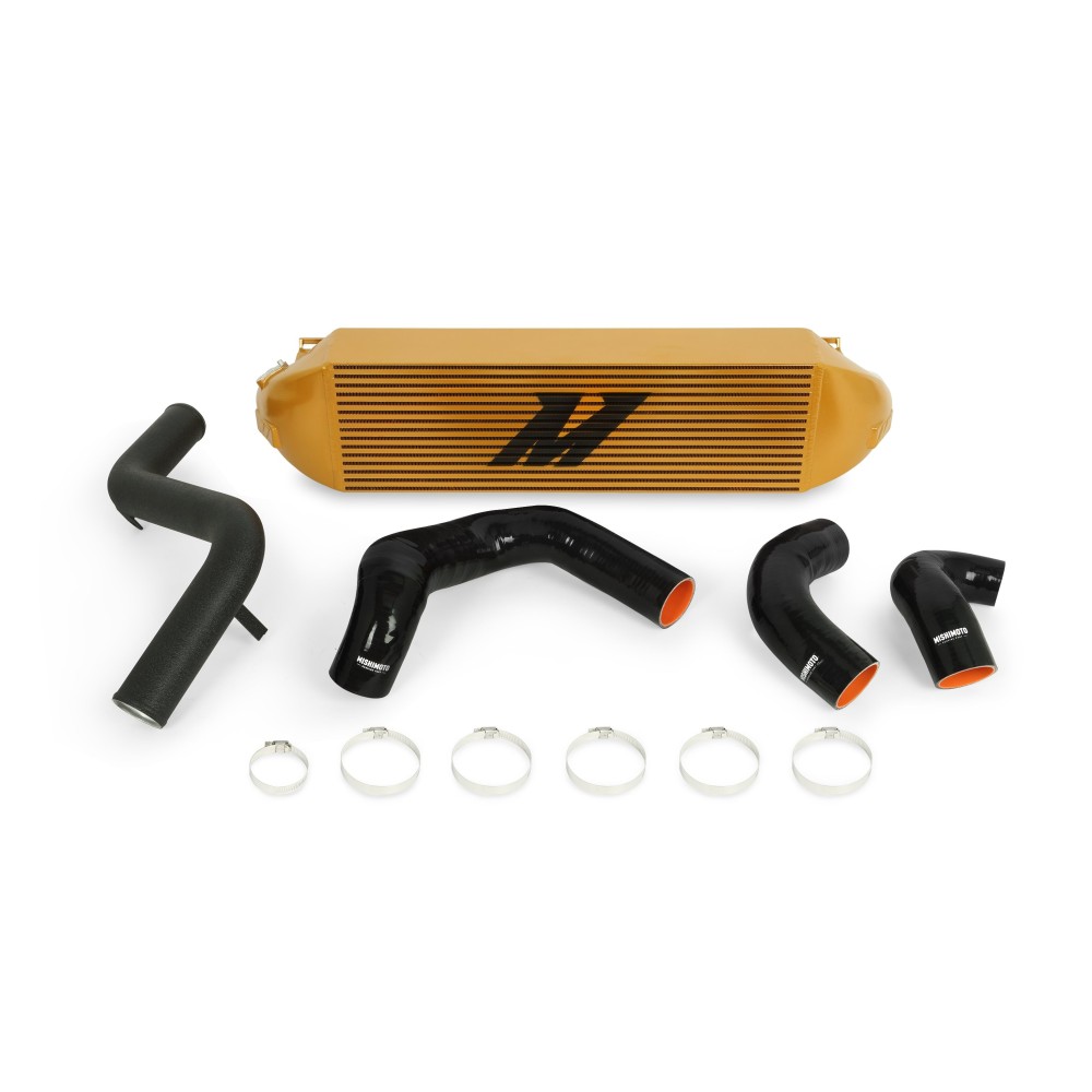 Ford Focus ST Intercooler Kit, 2013+, Cooler Oro, Tubos negros