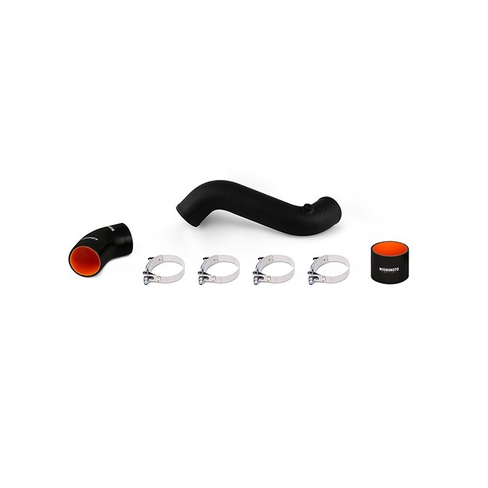 Ford Mustang EcoBoost Cold-Side Intercooler Kit de tuberias, 2015+, Negro rugoso
