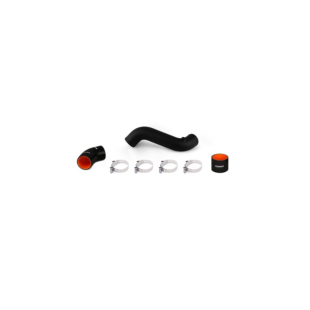 Ford Mustang EcoBoost Cold-Side Intercooler Kit de tuberias, 2015+, Negro rugoso
