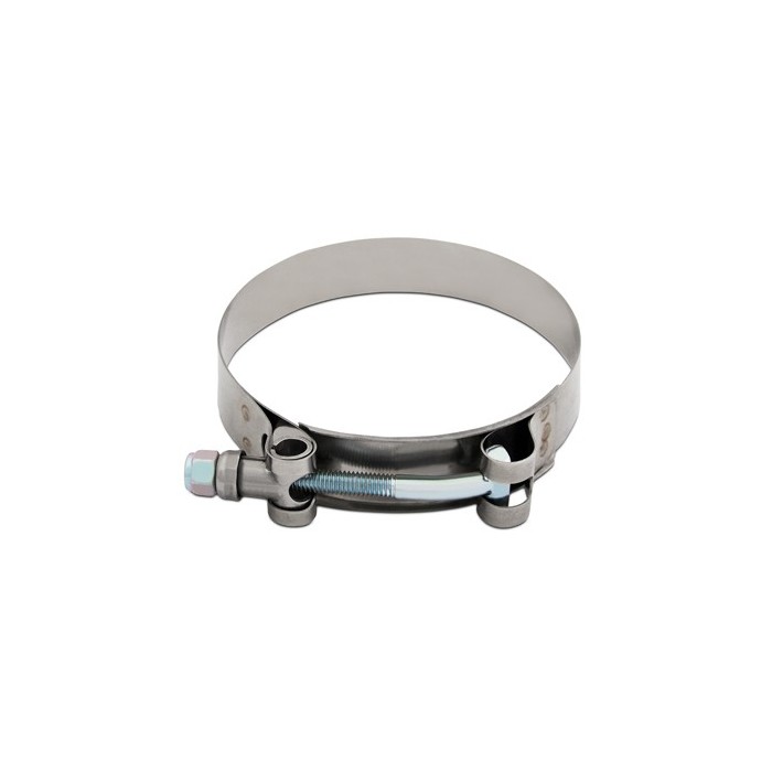 Abrazadera de acero inoxidable con T-Bolt, 3.62" - 3.93" (92 mm - 100 mm)
